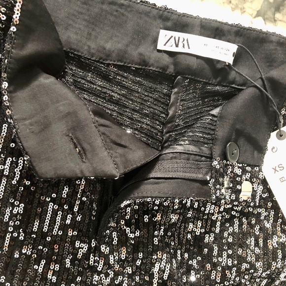 ZARA all over sequin pant (NWT) - Picture 1 of 8